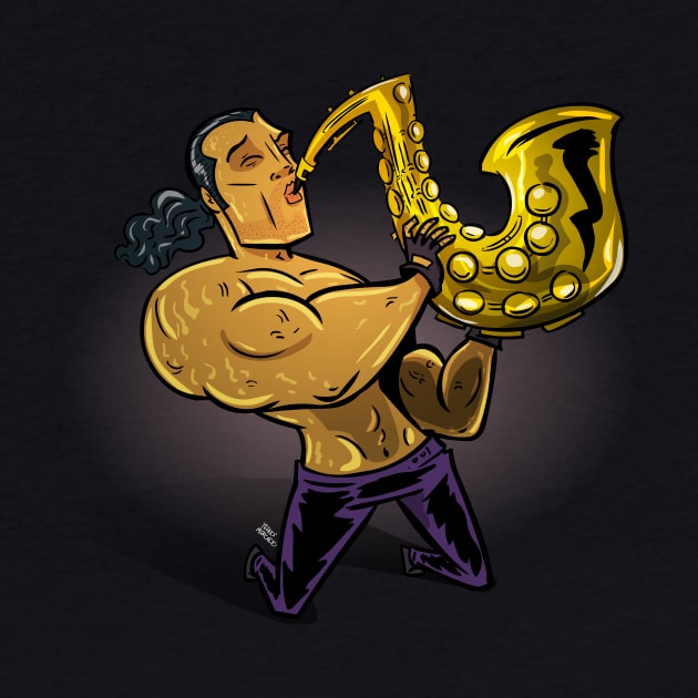 Sexy Sax Man by SuperMercado by supermercadocomics